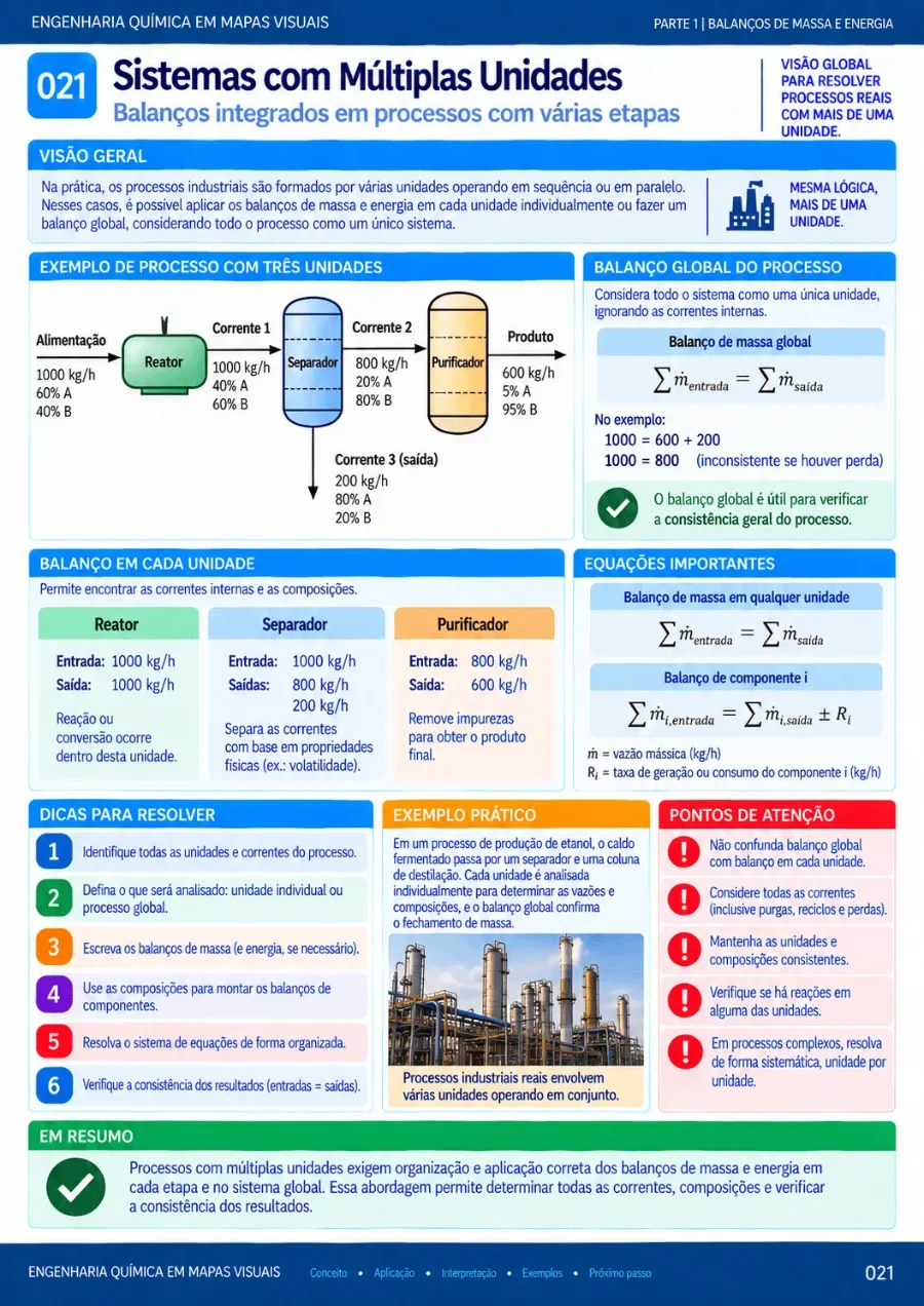 Mapa visual de Engenharia Química 3